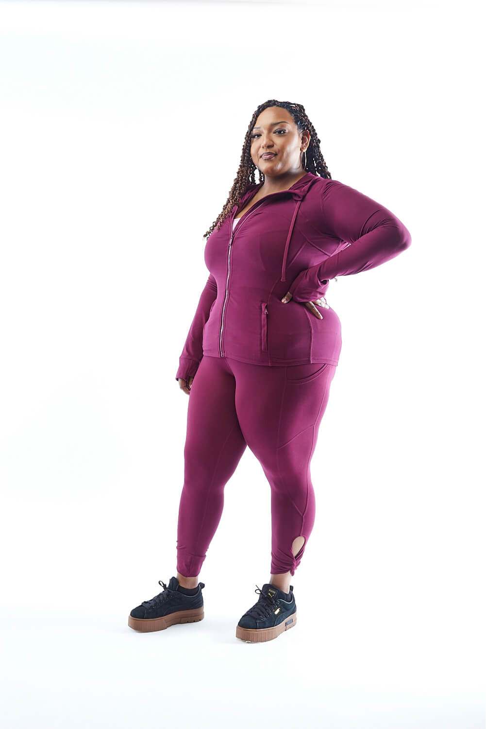 Capri Keyhole Yoga Leggings Capri Keyhole Yoga Leggings
